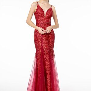 Glitter Sequin Mermaid Long Dress GSGL2939
